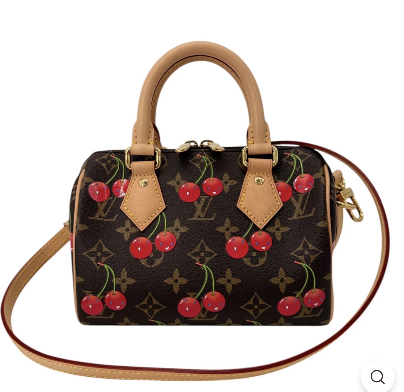Louis Vuitton x Takashi Murakami Monogram Cerises Speedy Bandoulière 20