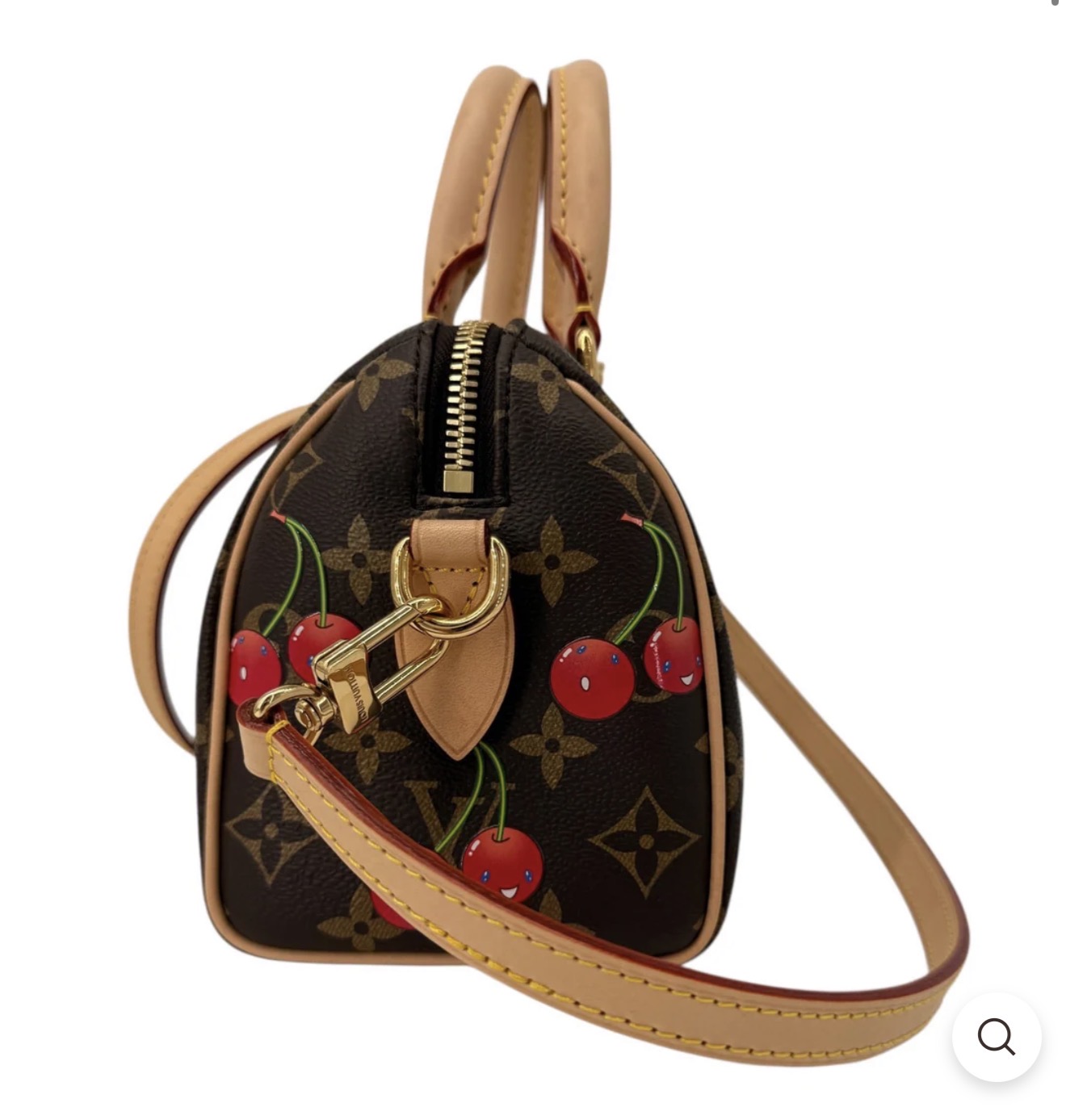 Louis Vuitton x Takashi Murakami Monogram Cerises Speedy Bandoulière 20 thumbnail 3
