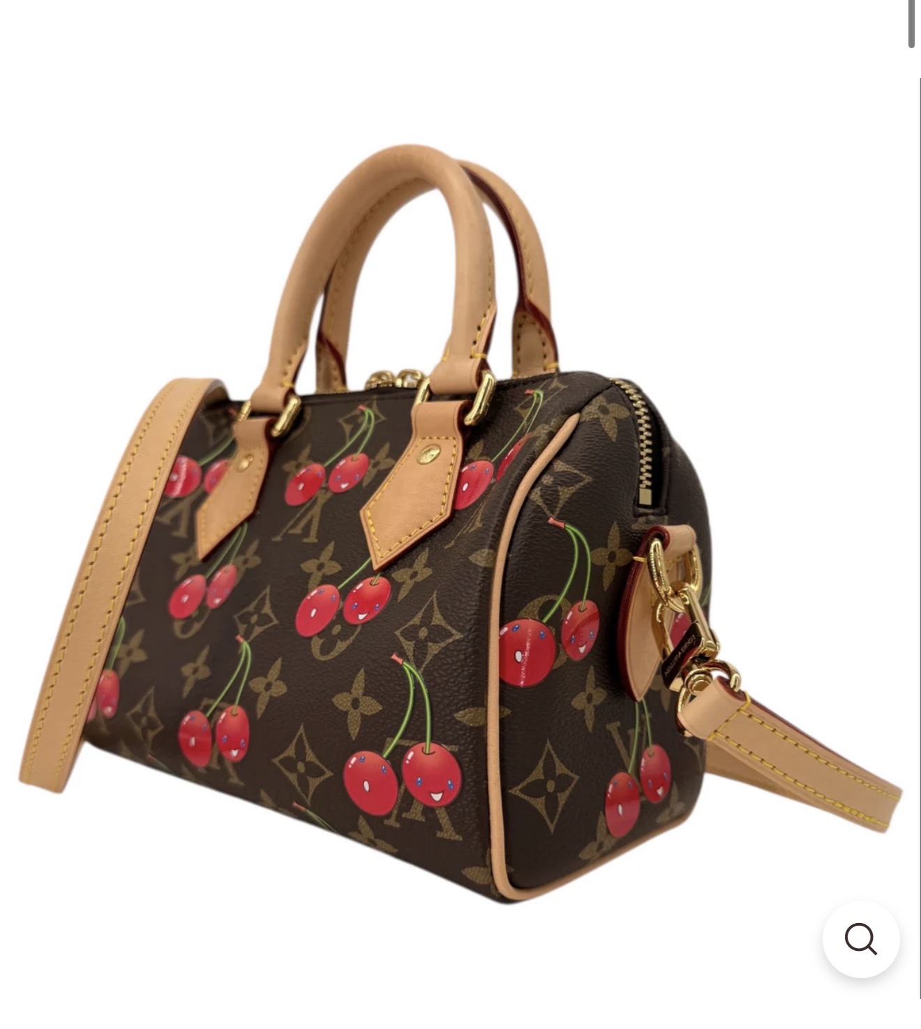 Louis Vuitton x Takashi Murakami Monogram Cerises Speedy Bandoulière 20 thumbnail 4