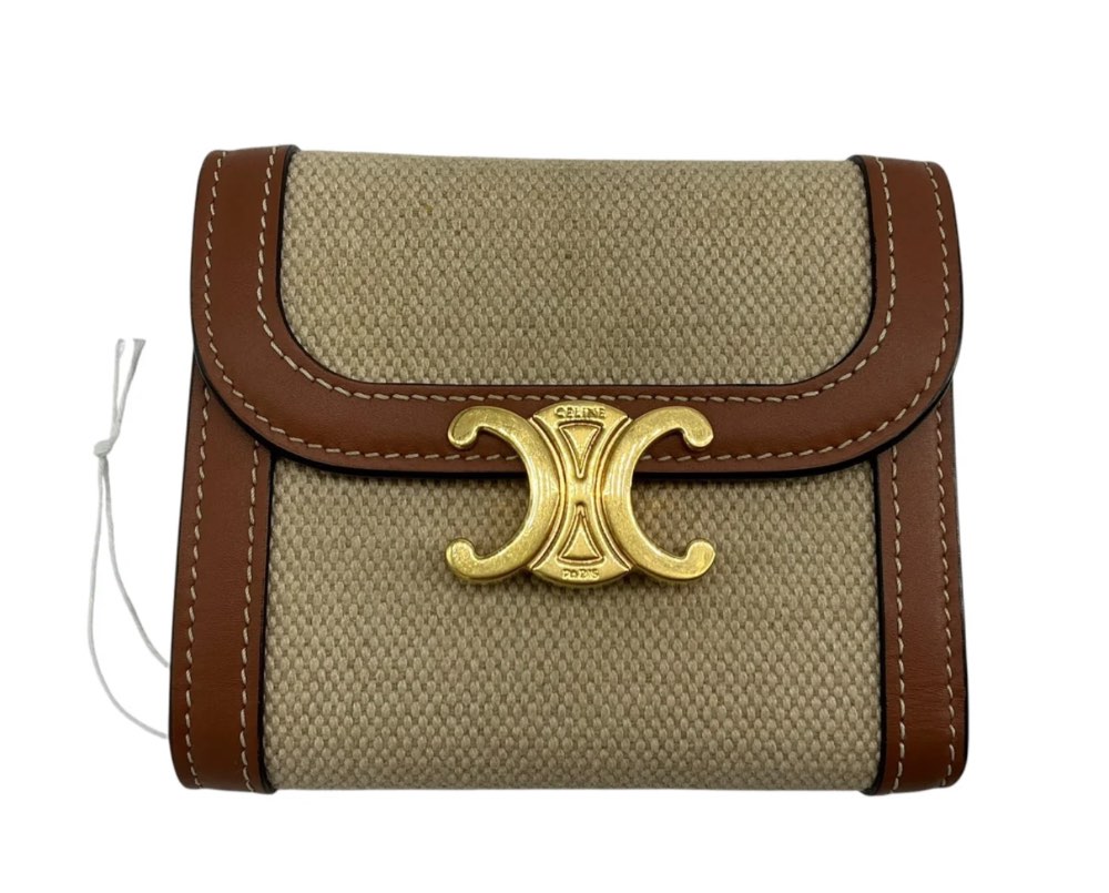 Celine Triomphe Compact Wallet