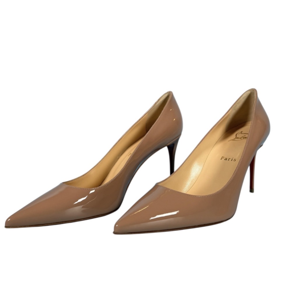Christian Louboutin Kate 85 Patent Leather Pumps thumbnail 3