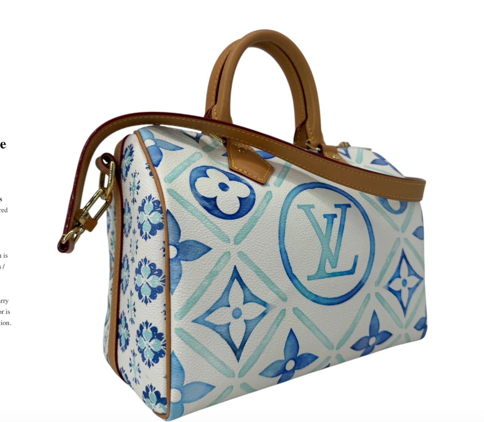 Louis Vuitton Monogram Tiles By The Pool Speedy Bandoulière 25