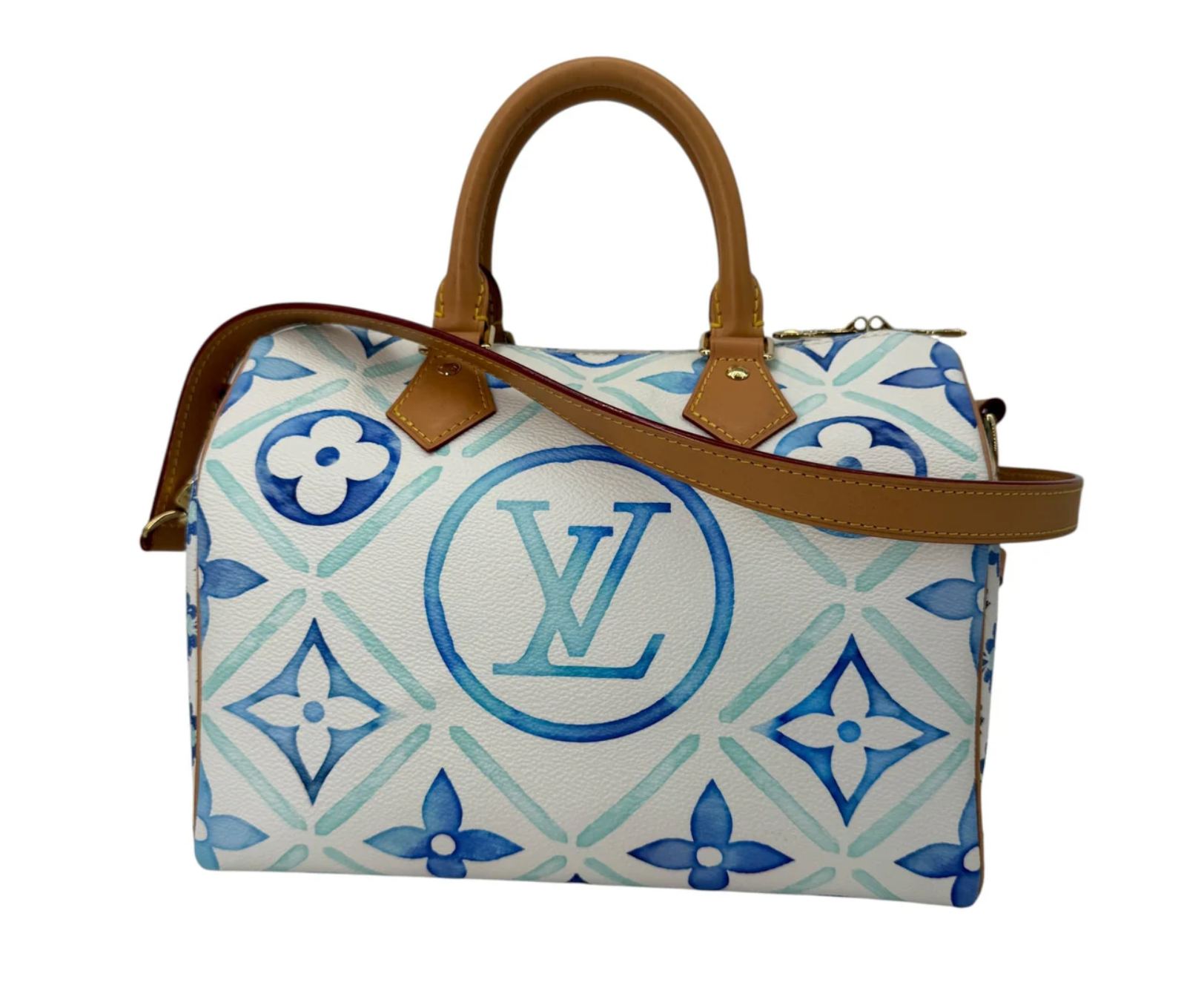 Louis Vuitton Monogram Tiles By The Pool Speedy Bandoulière 25 thumbnail 2